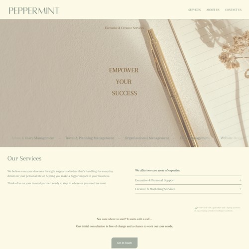 Optimisation of Peppermint PA