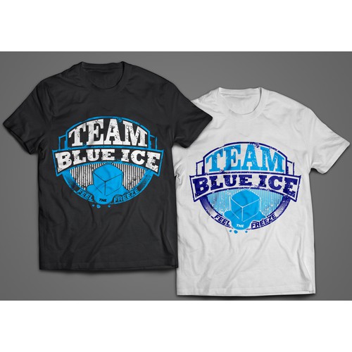 team blue ice t-shirt