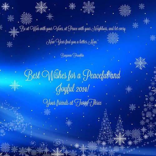 Create a winning New Years E-Card for Two9Three Consulting