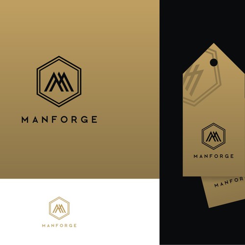 Create a bold logo for men's fashion company Manforge