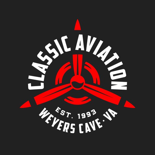 Strong logo for aircraft maintenance