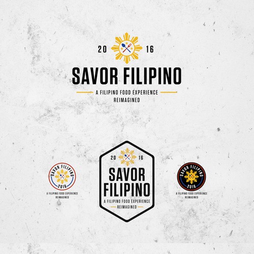 Logo Proposal for Savor Filipino 2016