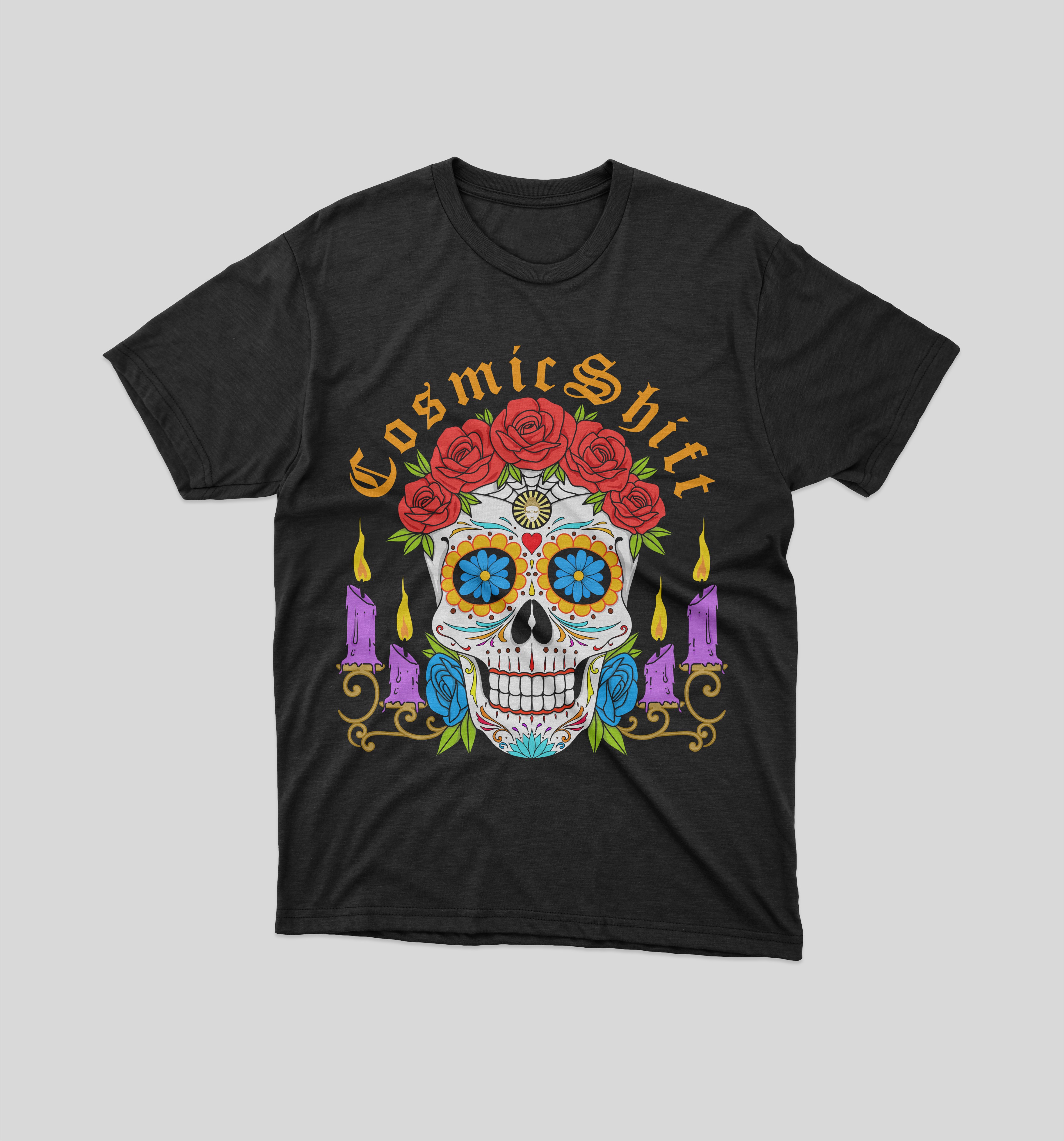 Re-imagining iconic 'Los Dias De Los Muertos' design for Halloween