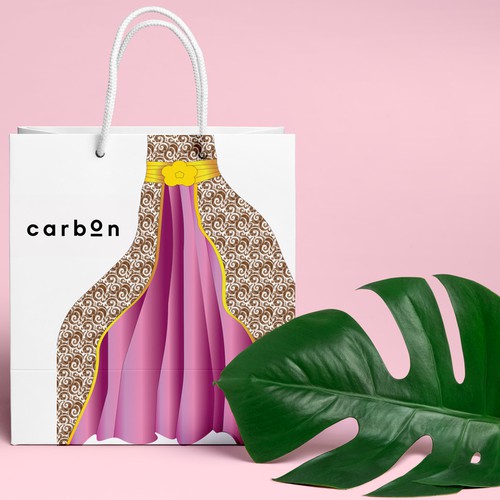 Packaging for a modern Kaftan Label