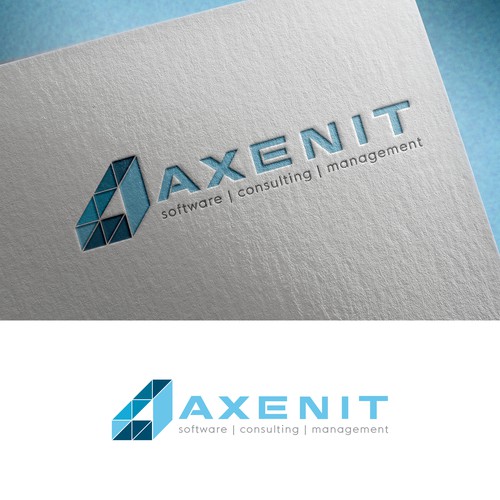 Logo for Axenit - the IT company providing web & mobile development services