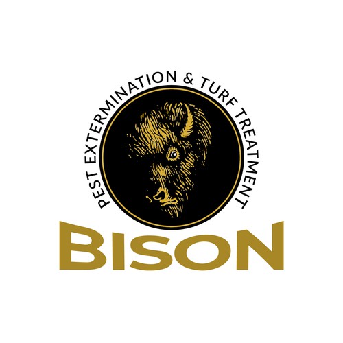 Logo design for Bison Pest and Turf