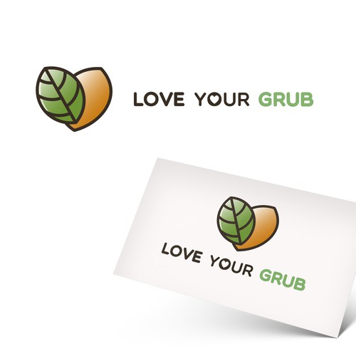 Logo "love your grub"