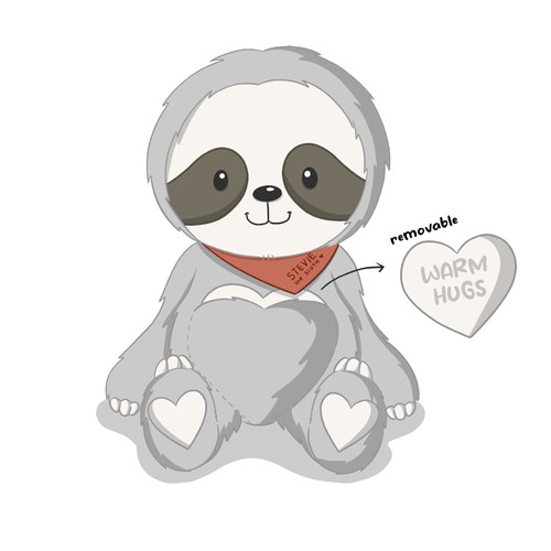 Sloth stuffed animal- made special for autistic children! <3