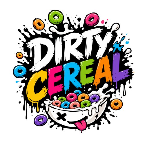 Graffiti Brand Identity for Dirty Cereal