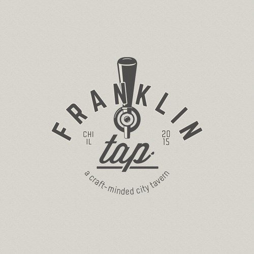 traditional logo for craft beer tavern