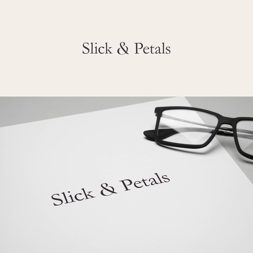 Slick & Petals, Refined Apothecary Wordmark