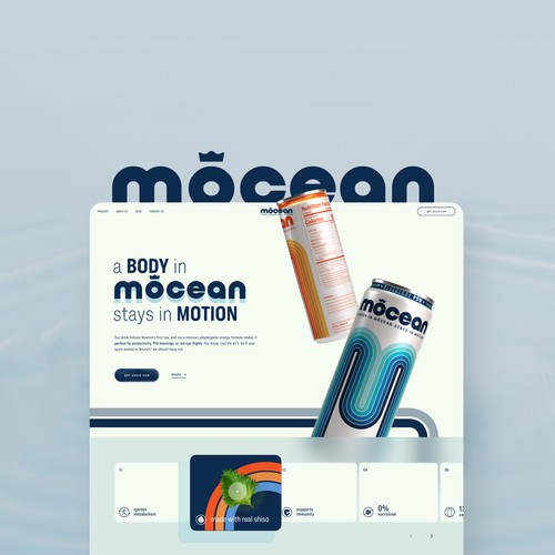 Webdesign for mocean Drink