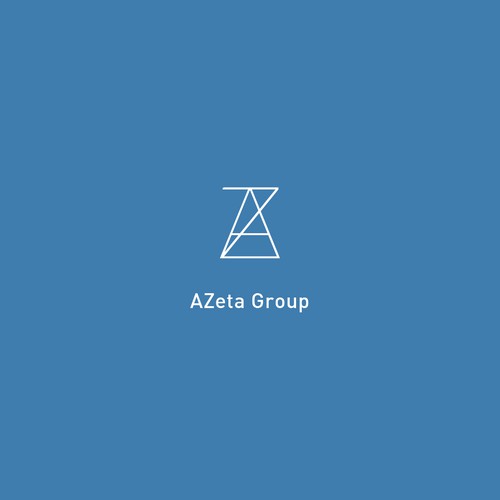 minimalist logo for AZeta Group