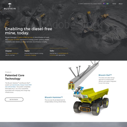 Design concept for mining company