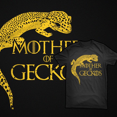 Game of Thrones style Leopard Gecko Sigil