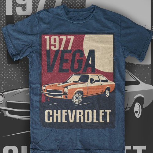 Vintage Automotive Poster T-shirt design