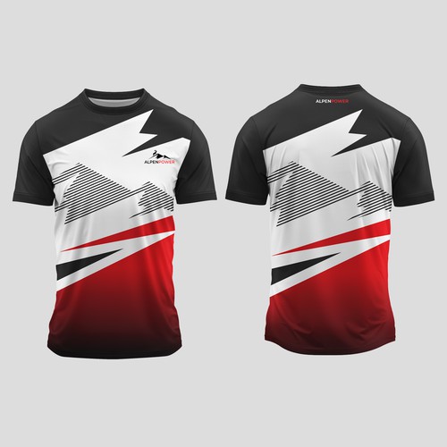 Design for a Running Shirt (Trailrunning) for the Sports Nutriton brand AlpenPower