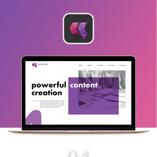 Content 4 Marketing Agency Website Design