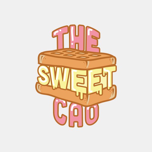 The Sweet Cao - Hot waffle ice cream sandwiches.