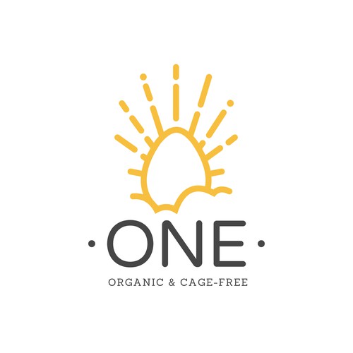 Organic Eggs logo -- light version