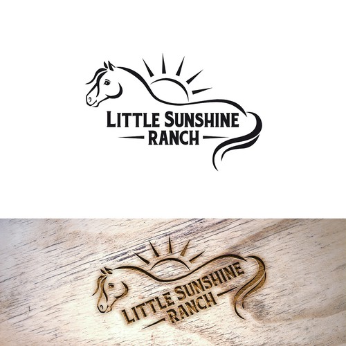 Logo for pony-riding ranch for children