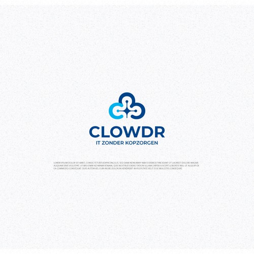 CLOWDR – Custom Cloud & Technology Logo Concept