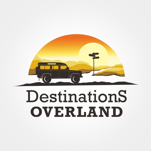 Design logo concept for Destination overland