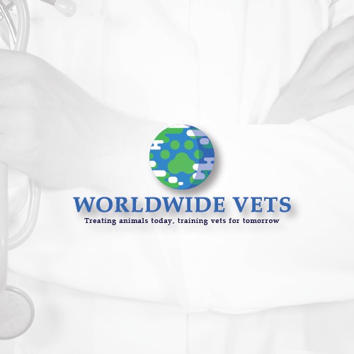 Flat Veterinary Logo