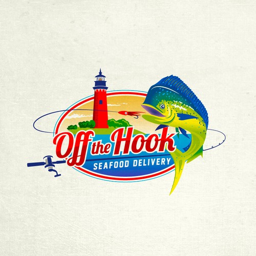 Logo concept for a seefood delivery company