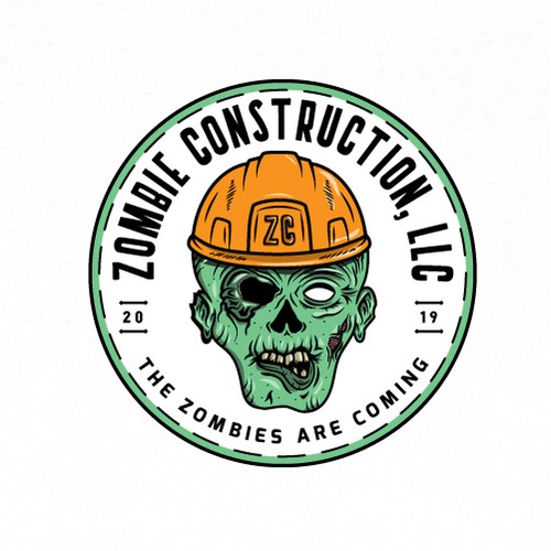 Logo design for Zombie Construction, LLC