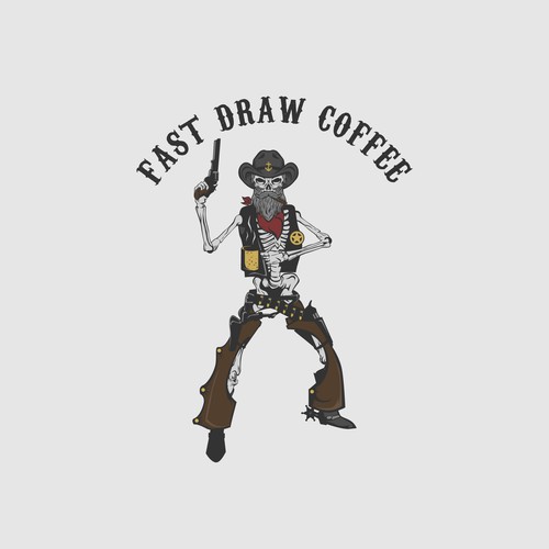 Old West "Salty" for Fast Draw Coffee