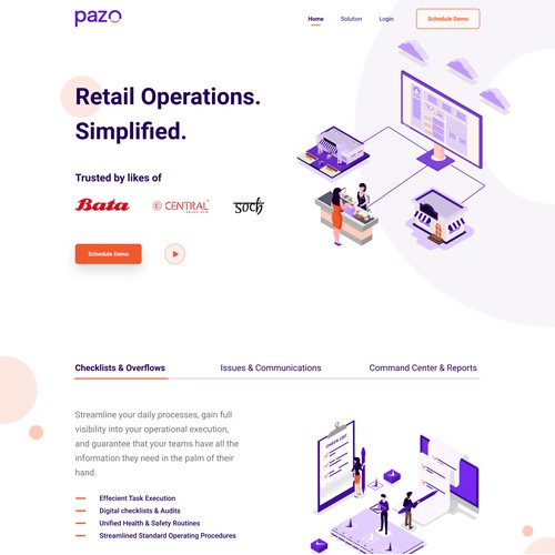 SAAS Landing Page