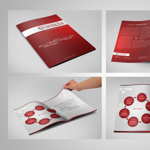 brochure design for Sencia Interactive
