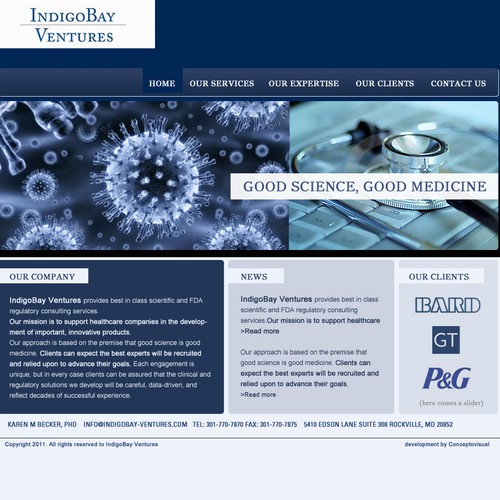 INDIGO BAY VENTURES WEBSITE