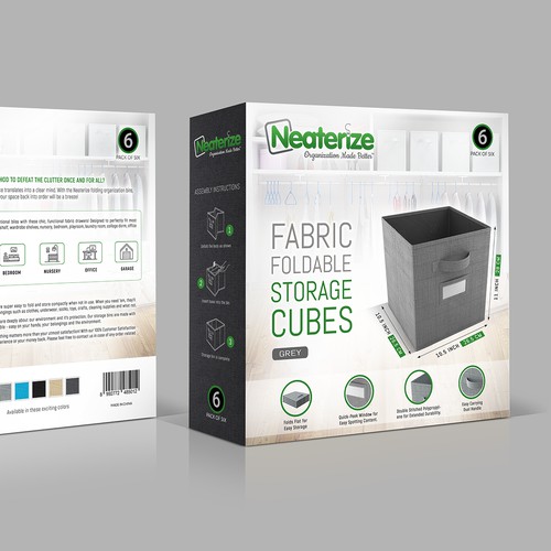 Fabric Foldable Storage Cubes
