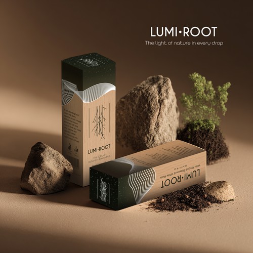 LUMI•ROOT - Minimalist Wellness Branding & Packaging