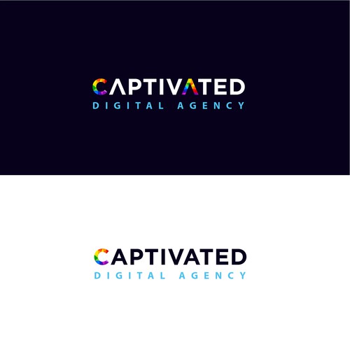 Logo design concept for a digital agency