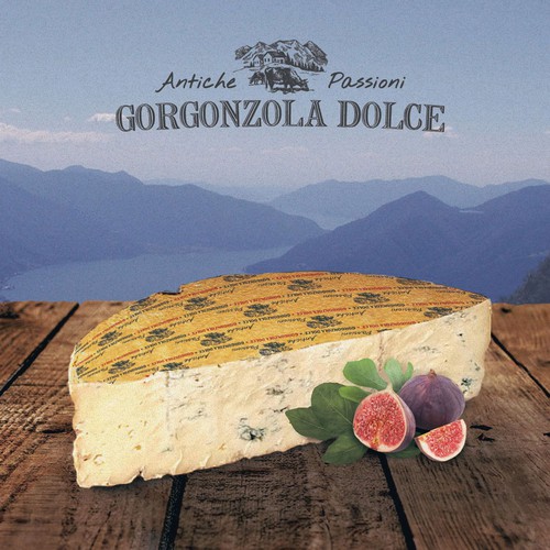 Design a product label set for an Italian Cheese