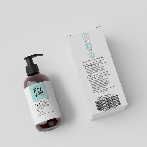 Label for cosmetic brand