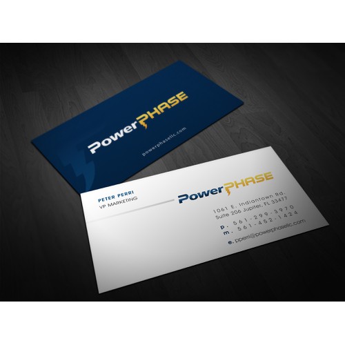 Make an impact with PowerPHASE Business Cards