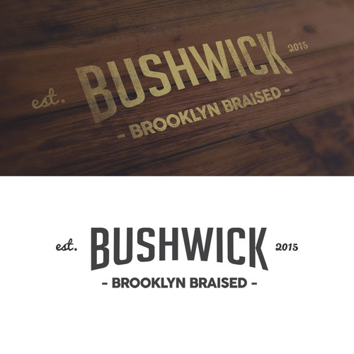 Hipster logo for Brooklyn brand