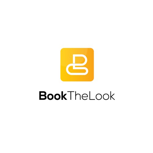 Book The Look logo concept