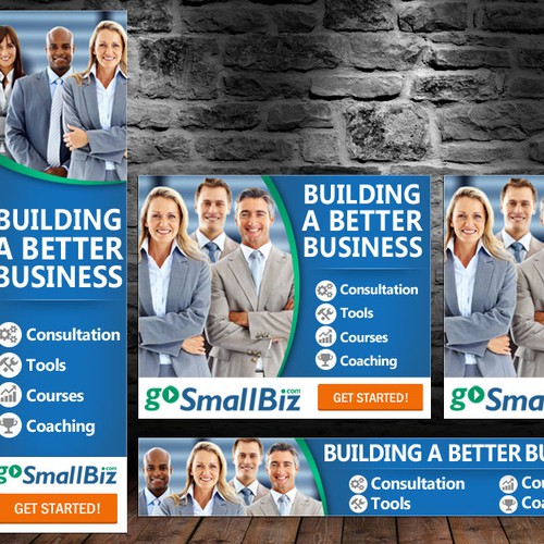 Marketing Banner Ad Creation for GoSmallBiz.com