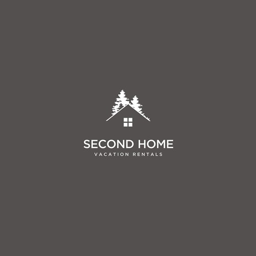 Logo for a mountain vacation rental company