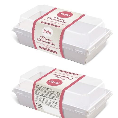 label for Keto cake