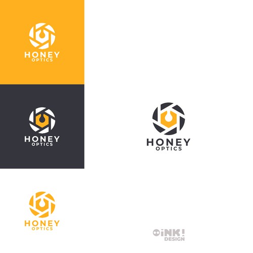 Honey Optics concept logo