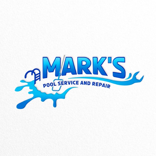 MARK'S Pool Service And Repair Logo
