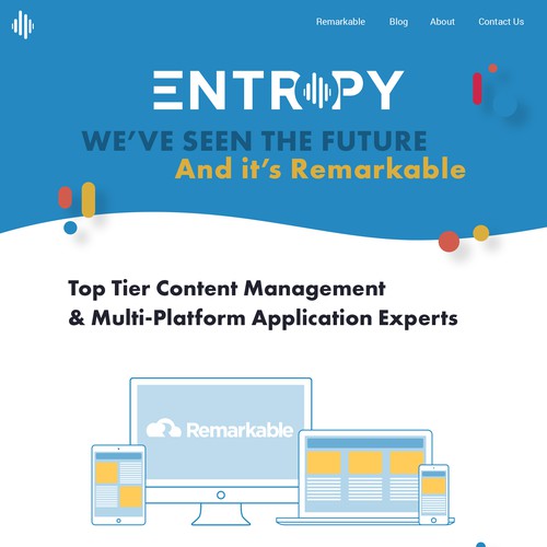 Entropy Landing Page