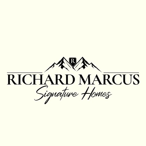 Luxury Real Estate & Custom Home Builder Logo Design | Richard Marcus Branding