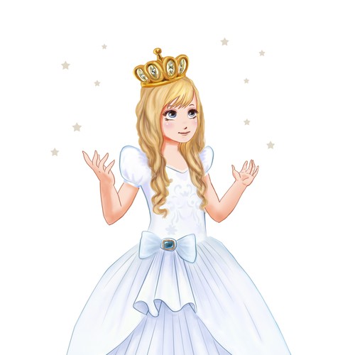 Princess "Anneliese" - character for a matress